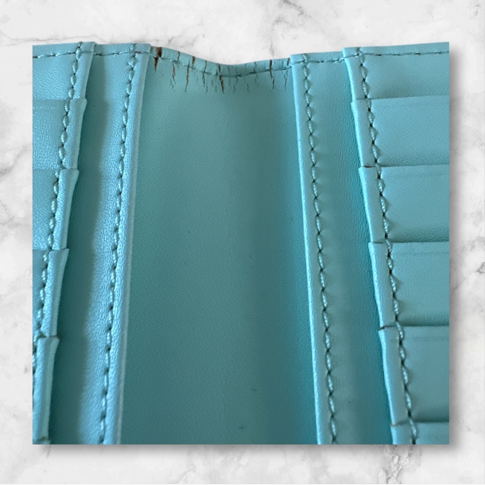 kate spade Turquoise Leather Continental Wallet - Picture 6 of 8